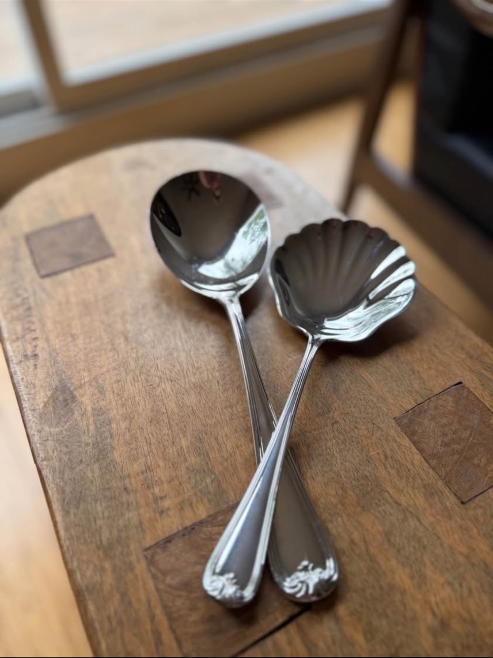 Vintage Gorham heritage silverplated serving spoons